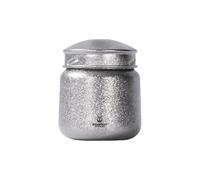 SILVERANT Latas de titanio, latas de té, latas de café, recipientes de almacenamiento de alimentos para té, café, hierbas, dulces, chocolate, azúcar, especias, frijoles (lata CRST)