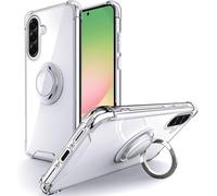 Silverback - Carcasa para Samsung Galaxy A57, Funda con Soporte de Anillo Giratorio de 360 Grados, Funda Delgada de TPU Flexible a Prueba de Golpes para Samsung A57, Transparente