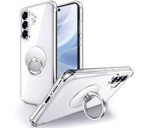 Silverback - Carcasa para Samsung Galaxy S26 Plus, Funda con Soporte de Anillo Giratorio de 360 Grados, Funda Delgada de TPU Flexible a Prueba de Golpes para Samsung S26 Plus, Transparente