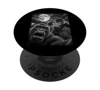 Silverback Gorilla Alpha Hot Dad Funny Vintage - Selfie para Hombre PopSockets PopGrip Adhesivo