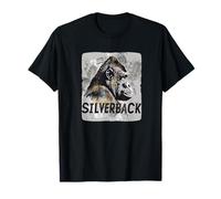 Silverback Monkey Power para una aventura valiente Camiseta