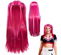 SilverCherry Peluca de Cazador para Niños, Pelu-Ca de Cosplay de Anime Demon, Peluca de Anime para Cosplay, para Carnaval, Halloween y Fiestas de Disfraces