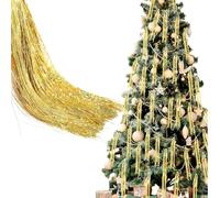 SilverChry 5000 Pezzi Tinsel Icicles di Natale Decorazioni, Ghirlanda di Orpelli Natalizi, Decorazione per l'Abete, Tinsel Appendere Albero Natalizia, Adatti per Festival, Feste e Palchi (Oro-5000)
