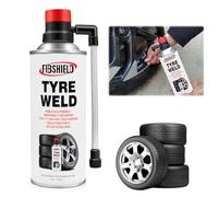 Silverchry Kit Repara Pinchazos, Sellador Dde Neumáticos 450Ml Kit Antipinchazos - Reparación Neumático Instantánea & Inflado Rápido, Repara Pinchazos Coche, Liquido Antipinchazos per Coche Moto Bici