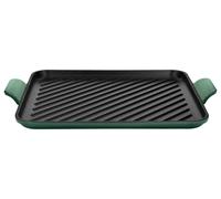 SILVERCREST® Plancha de hierro fundido prémium para pizza Ø 31 cm \ Plancha grill prémium de hierro fundido L 36,0 x An 26,0 cm. (Placa de parrilla/verde)