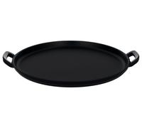 SILVERCREST® Plancha de hierro fundido prémium para pizza Ø 31 cm \ Plancha grill prémium de hierro fundido L 36,0 x An 26,0 cm. (Plato de pizza/negro)