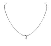 SILVERCUTE Collar Mujer Inicial A-Z Colgante Letra Plata de Ley S925 Hombre Unixeso Bisutería con Caja de Regalo Lontitud de Cadena 55+5CM (Letra-Y)