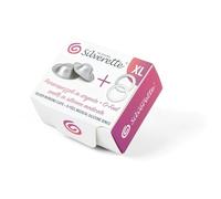 Silverette The Original - Pezones de plata 925 para una protección eficaz del pezón durante la lactancia - Forma anatómica con ápice redondeado - 1 Paquete de 2 piezas (XL + O-FEEL)