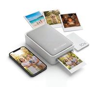 Silvergear® Impresora fotográfica para smartphone | Mini impresora Bluetooth con aplicación | iOS y Android | Impresora instantánea de 300 ppp | 4 pases de sublimación | Bodas y Diarios | Incluye
