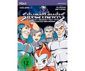 Silverhawks - Die Retter des Universums, Vol. 1 / Die ersten 32 Folgen der Kult-Serie (Pidax Animation) [4 DVDs] [Alemania] [DVD]