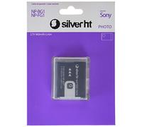 SilverHT 40001 - Batería de cámaras de Fotos para NP-BG1 Sony de 960 mAh, Color Blanco. Compatible con la mayoría de cámaras de Cyber-Shot.(Sony)