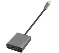 Adaptador silver ht usb tipo c a hdmi 4k - macho - hembra - silver