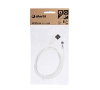SILVERHT Cable MicroUSB Basic Blanco