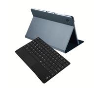 SILVERHT Funda con Teclado Bluetooth y touchpad para Samsung Galaxy Tab A11+/A9+ 11" con Soporte Ajustable (Gris)