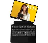 SILVERHT Funda con Teclado para Samsung Galaxy Tab A11+ 11” - Teclado Bluetooth con Touchpad, Funda Magnética 360°, Protección Completa, Negro