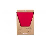 SilverHT - Funda con teclado para tablets de 9 a 10''1 pulgadas Rojo y Blanco