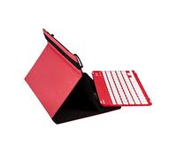SILVERHT Funda Gripcase Universal + Teclado inalámbrico (9'' - 11'') - Rojo