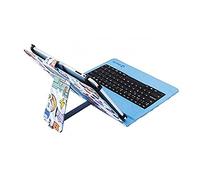 SilverHT - Funda Universal Estampada PIXEL GAMER + teclado MicroUSB (9 - 10,1"")