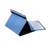SilverHT Funda Universal Gripcase Bluetooth 3.0 Azul + Teclado para Tablets hasta 11"