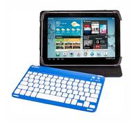 SILVERHT - Funda Universal Gripcase con Teclado Bluetooth para Tablet de hasta11 Pulgadas con función Soporte. Teclado QWERTY en Español. Contiene la Letra Ñ.