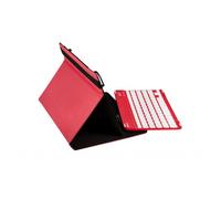SilverHT - Funda Universal Gripcase + Teclado (9'' - 10.1'') - Rojo