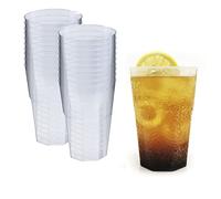Silverkitchen 20 vasos de cóctel de 200 ml, transparentes, de plástico, reutilizables, irrompibles, fabricados en Alemania