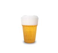 silverkitchen 40 vasos de cerveza transparentes, 200 ml, vasos para beerpong, irrompibles, reutilizables, con marca de nitidez, de polipropileno, plástico duro, fabricado en Alemania