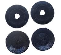 Silverline - 2 pares de filtro de carbón activo AF 100, campana extractora, recirculación