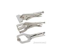 Silverline Soldar Abrazadera Juego 3pce Herramienta Bricolaje
