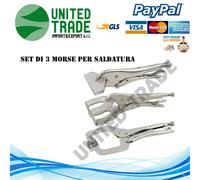 Silverline Soldar Abrazadera Juego 3pce Herramienta Bricolaje