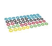 Silverline 431620 Aros Identificadores de Llaves, Caja de 50