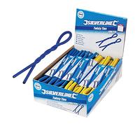 Silverline 580465 - Cuerdas de atado, 24 pzas (24 pzas)