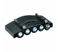 Silverline 598561 - Linterna LED para visera (5 LED)