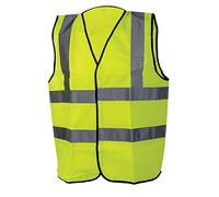 Silverline 633561 - Chaleco reflectante clase 2 (XL 116-124 cm)