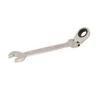 Silverline 793805 - Llave combinada con carraca articulada (15 mm)