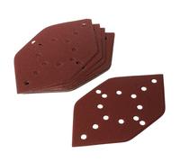 Silverline 861000 - Hojas de lija autoadherentes, 10 pzas (Grano 120)