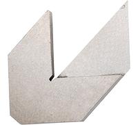 Silverline 868896 - Escuadra para carpintería (tamaño: 75mm)