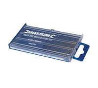 Silverline 944740 - Pack de 20 juegos de microbrocas HSS, color plata