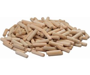 Silverline Accesorios Clavijas de madera, 200 uds. 6 x 30 mm