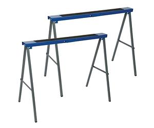 Silverline - Caballetes metálicos plegables, 2 pzas 125 kg (783160)