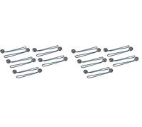 Silverline - Cuerdas elásticas con Bolas para Sujetar Lonas, 10 pzas 175 mm (237045) (Paquete de 2)
