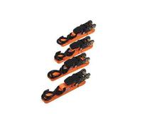 Silverline Mango de Goma 250kg Latigazo Carga Juego 4pce 4m 25mm Elevar DIY Tool