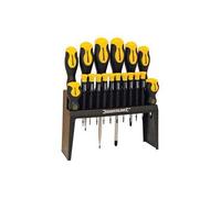 Silverline Mango Suave Destornilladores Set 18pce Herramienta Bricolaje