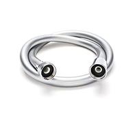 SilverLine - Manguera de ducha (1/2", cromada, con protección antitorsión, longitud: 125 cm, fabricada en Alemania, varias longitudes (50 - 200 cm), cumple con los requisitos KTW y DVGW W 270