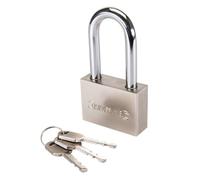 Silverline Tools 186812 - Candado de acero con arco largo (60 mm)