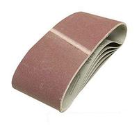 Silverline Tools 196070 Bandas de Lija, 100 x 610 mm, Grano 60, Caja de 5