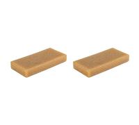 Silverline Tools 218490 - Bloque para limpiar bandas de lija (150 x 75 x 25 mm), Multicolor (Paquete de 2)
