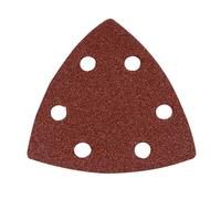 Silverline Tools 218923 - Hojas de lija triangulares autoadherentes 90 mm, 10 pzas (Grano 80)