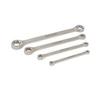 Silverline Tools 241501 - Juego de llaves Torx, 4 pzas (E6 - E24)