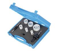 Silverline Tools 273220 - Juego de coronas bimetal para electricistas, 9 pzas 18 - 51 mm